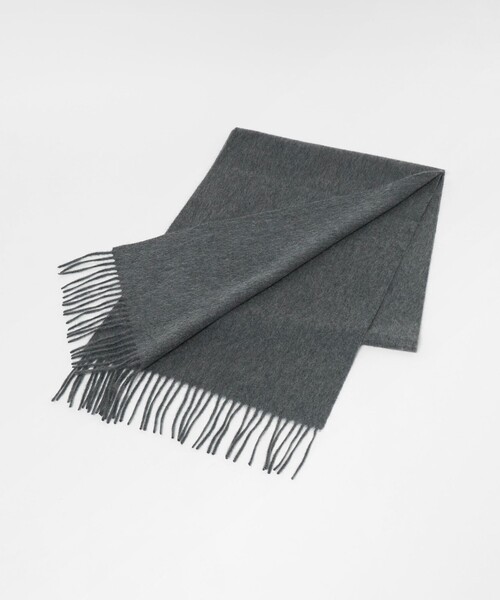 新品未使用■UNITED ARROWS カシミヤ100% マフラー/ダークグレー BEAUTY＆YOUTH UNITED ARROWS マフラー カシミヤ ソリッド マフラー