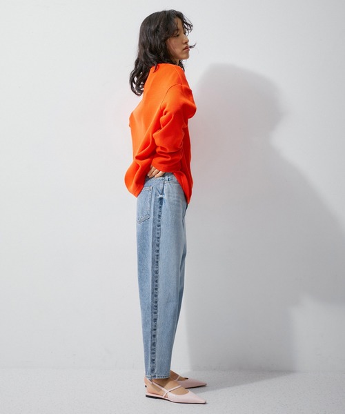 「NEEDBY heritage」 デニムパンツ 23 ブルー レディース_画像5