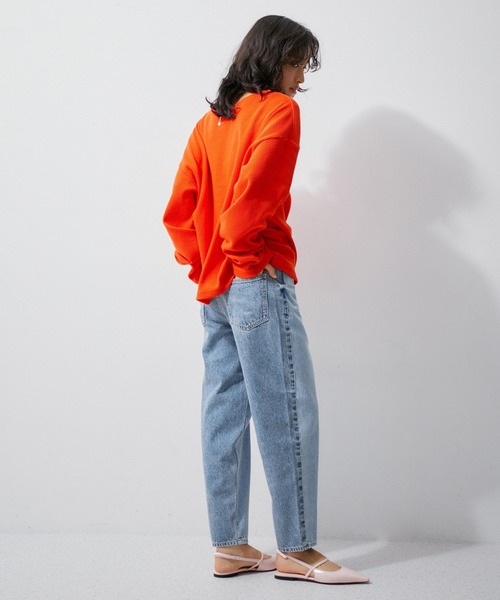 「NEEDBY heritage」 デニムパンツ 23 ブルー レディース_画像6