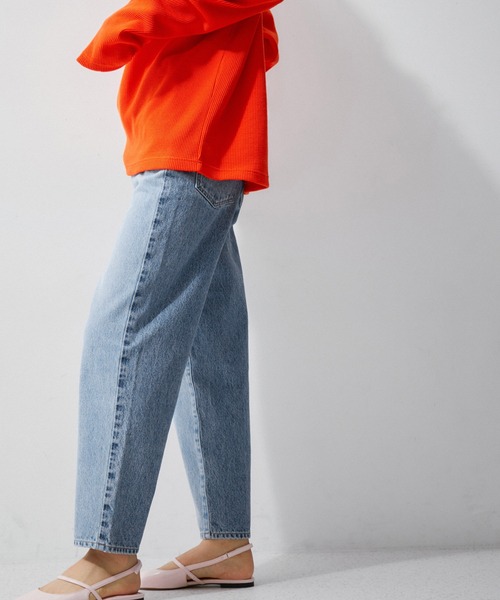 「NEEDBY heritage」 デニムパンツ 23 ブルー レディース_画像9