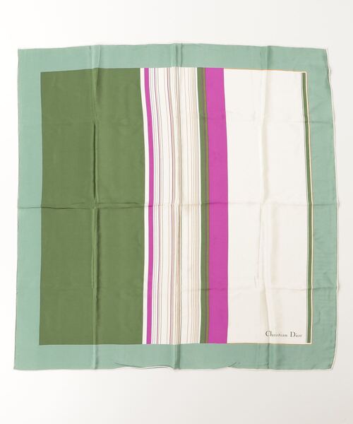Christian Dior（クリスチャン・ディオール） スカーフ - グリーン