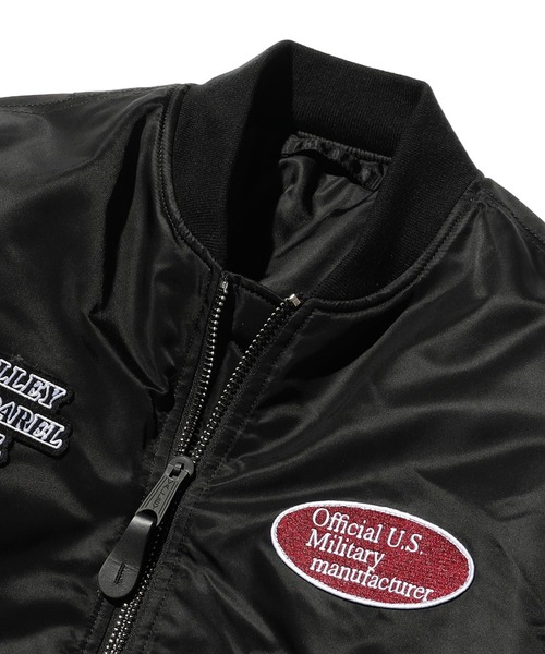 VALLEY APPAREL（バレイアパレル） ma1 ma-1 スタジャン風MA-1
