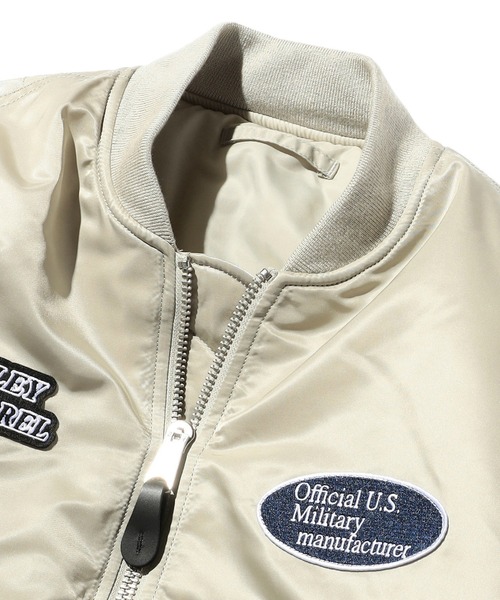 VALLEY APPAREL（バレイアパレル） ma1 ma-1 スタジャン風MA-1
