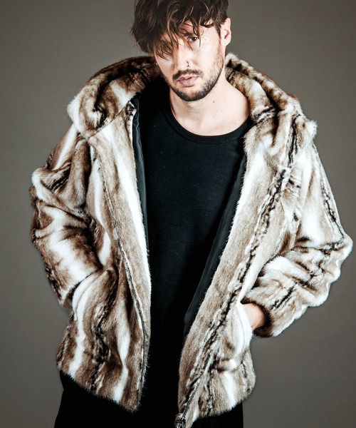 NO ID.（ノーアイディー） コート ジャケット 「NO ID.」Fake Fur Big