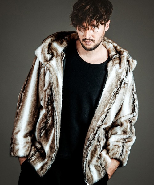 NO ID.（ノーアイディー） コート ジャケット 「NO ID.」Fake Fur Big