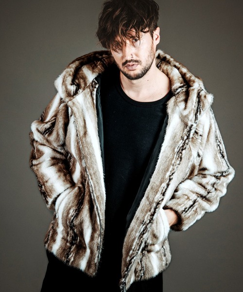 NO ID.（ノーアイディー） コート ジャケット 「NO ID.」Fake Fur Big