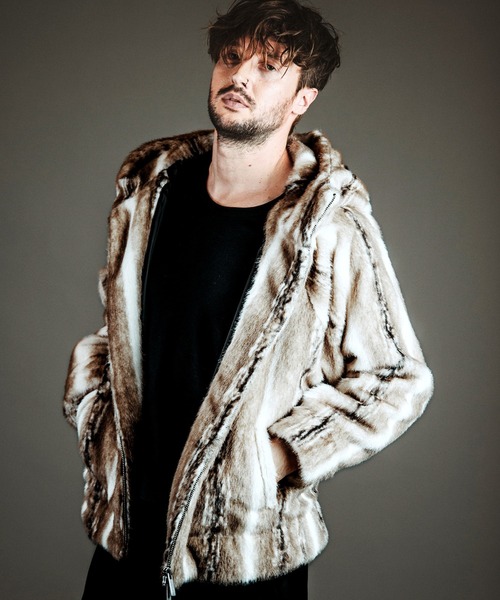 NO ID.（ノーアイディー） コート ジャケット 「NO ID.」Fake Fur Big