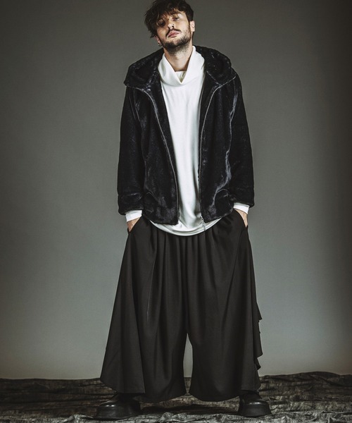 NO ID.（ノーアイディー） コート ジャケット 「NO ID.」Fake Fur Big