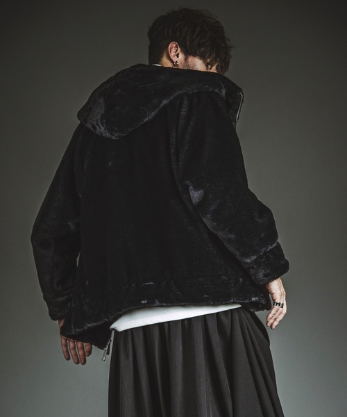 NO ID.（ノーアイディー） コート ジャケット 「NO ID.」Fake Fur Big