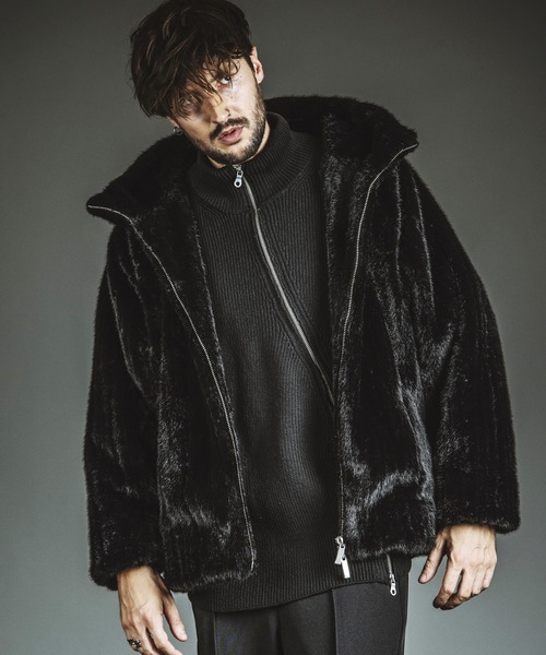 NO ID.（ノーアイディー） コート ジャケット 「NO ID.」Fake Fur Big