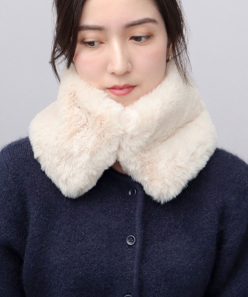 A.M.S. ネックウォーマー スヌード ふわふわ たっぷりボリューム