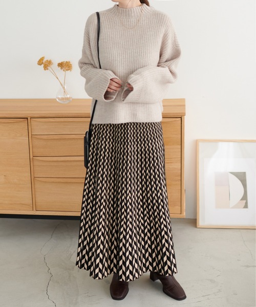 「DISCOAT」 プリーツスカート FREE ブラック レディース_画像2