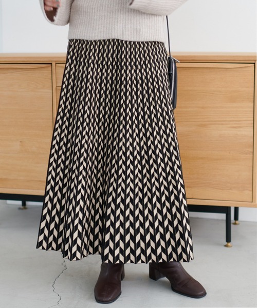 「DISCOAT」 プリーツスカート FREE ブラック レディース_画像4