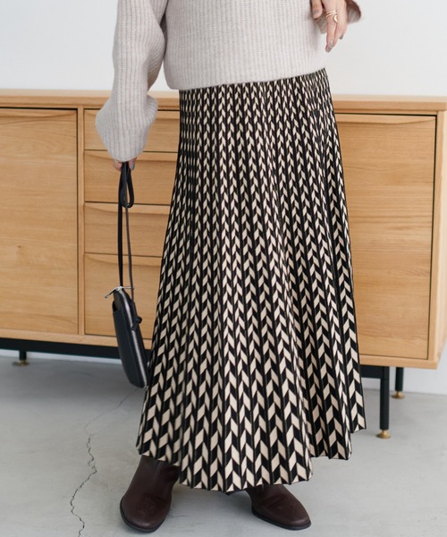 「DISCOAT」 プリーツスカート FREE ブラック レディース_画像5