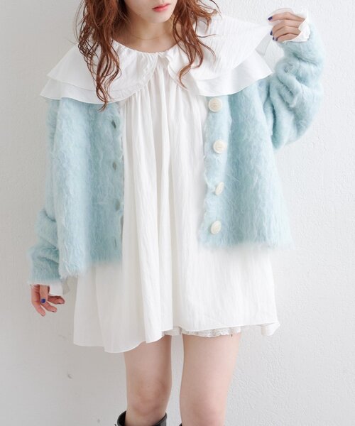 w closet（ダブルクローゼット） ブラウス シャツ Wフリルチュニック