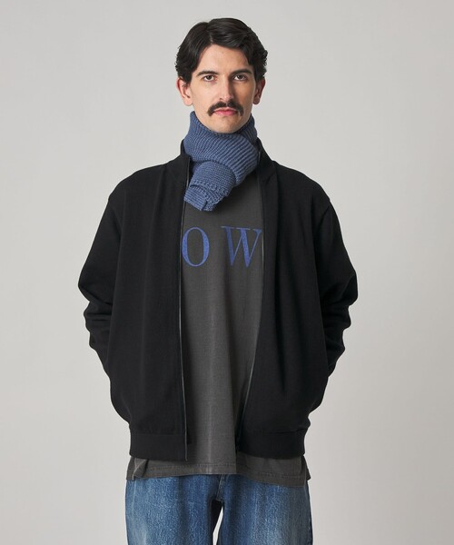 Steven Alan スーパージーロンラムズウール ドライバーズ ニット