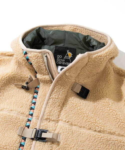 「go slow caravan」 ダッフルコート MEDIUM グリーン系その他 メンズ_画像5