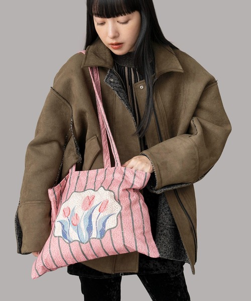 Casselini（キャセリーニ） トートバッグ レースチューリップトート