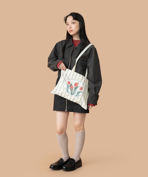Casselini（キャセリーニ） トートバッグ レースチューリップトート