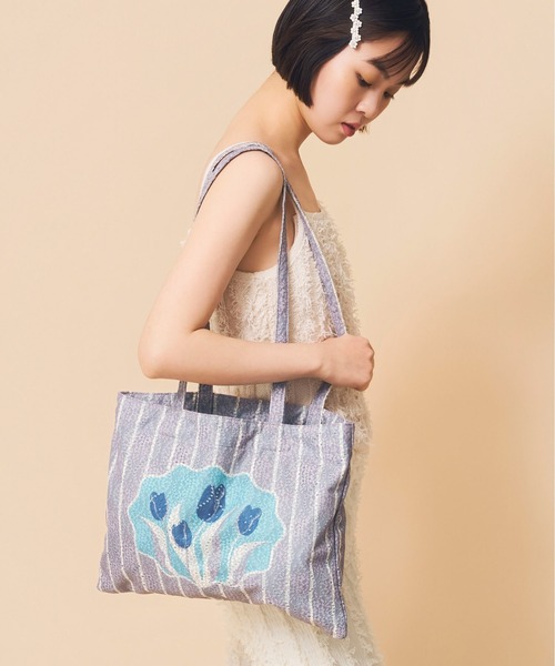 Casselini（キャセリーニ） トートバッグ レースチューリップトート