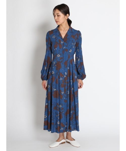 「FRAY I.D」 長袖ワンピース 1 ブルー レディース_画像3