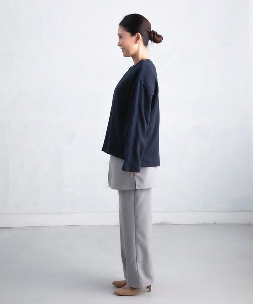 「COCO WALK」 スウェットカットソー FREE ネイビー レディース_画像5