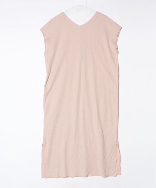 「VENCEEXCHANGE」 ノースリーブワンピース M ベージュ レディース_画像2