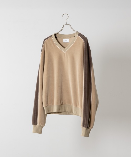 「soerte」 長袖Tシャツ 2 アイボリー メンズ_画像2