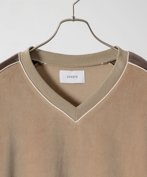 「soerte」 長袖Tシャツ 2 アイボリー メンズ_画像5