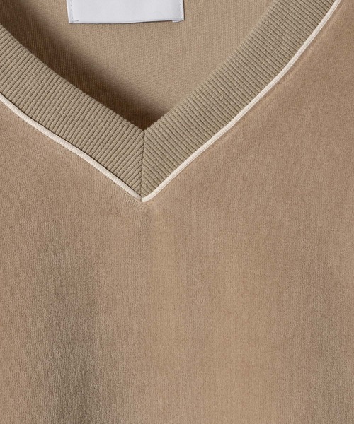 「soerte」 長袖Tシャツ 2 アイボリー メンズ_画像6