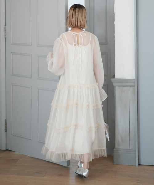 「forksy.」 長袖ワンピース FREE アイボリー レディース_画像8