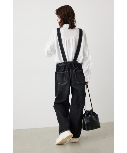 「RODEO CROWNS WIDE BOWL」 オーバーオール SMALL ブルー レディース_画像4