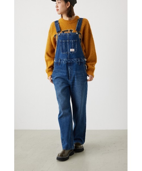 「RODEO CROWNS WIDE BOWL」 オーバーオール SMALL ブルー レディース_画像6