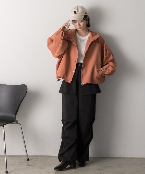 「ad thie」 マウンテンパーカー FREE ブラック レディース_画像5