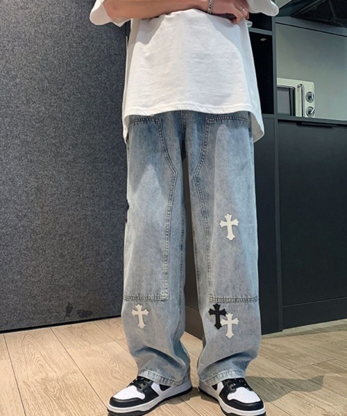 「ARCADE」 デニムパンツ M ブラック メンズ_画像7