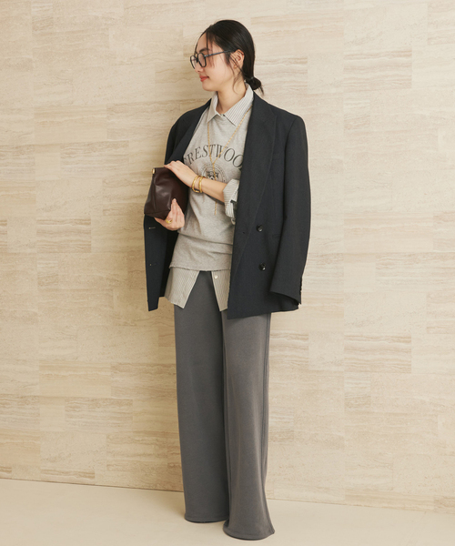 plage（プラージュ） ワイドパンツ スウェットパンツ ジャージ ASHER