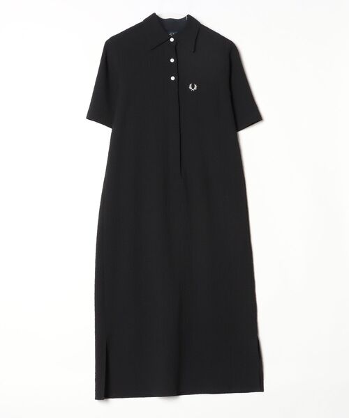 FRED PERRY（フレッドペリー） シャツワンピース 10 ブラック