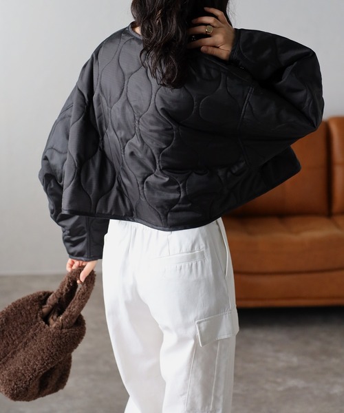 「r.」 ジャケット FREE アイボリー レディース_画像3