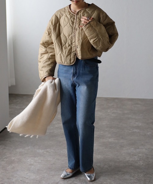 「r.」 ジャケット FREE アイボリー レディース_画像9