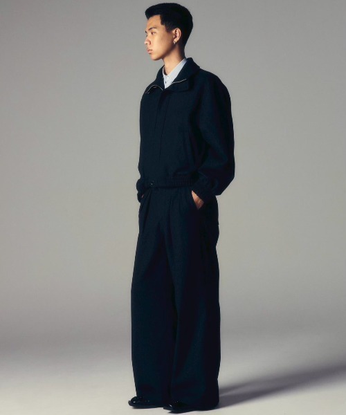 THE C/S PROJECT パンツ 「CS」two tuck wool wide trousers