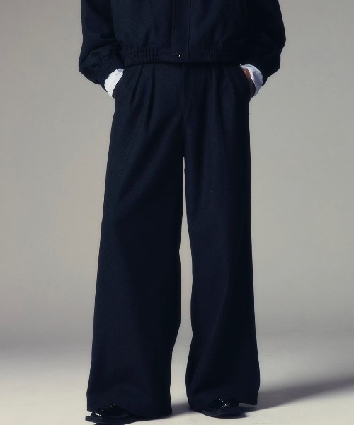 THE C/S PROJECT ワイドパンツ パンツ 「CS」two tuck wool wide
