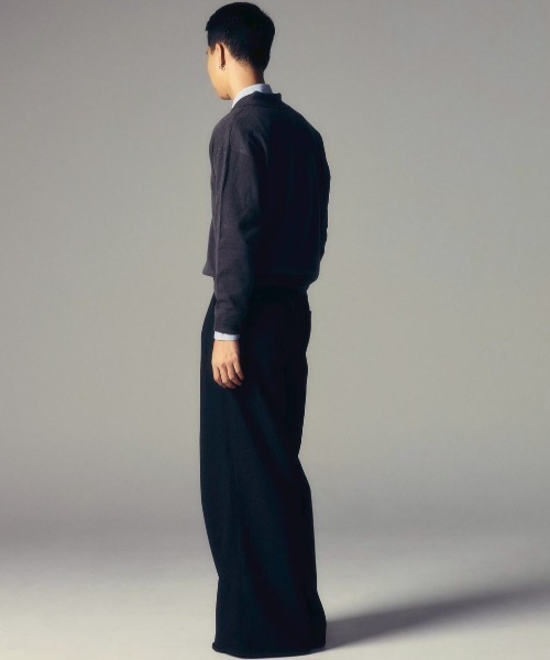 THE C/S PROJECT パンツ 「CS」two tuck wool wide trousers