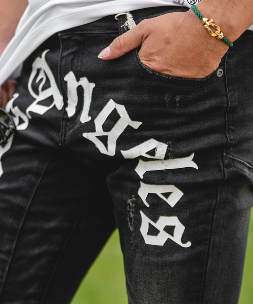 「adamsJUGGLER」 デニムパンツ X-LARGE ブラック メンズ_画像9