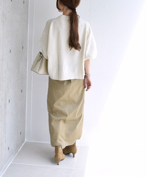 「quaranciel」 長袖ニット ONE SIZE ブルー レディース_画像4