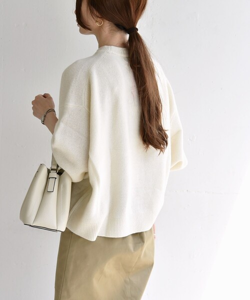 「quaranciel」 長袖ニット ONE SIZE ブルー レディース_画像6