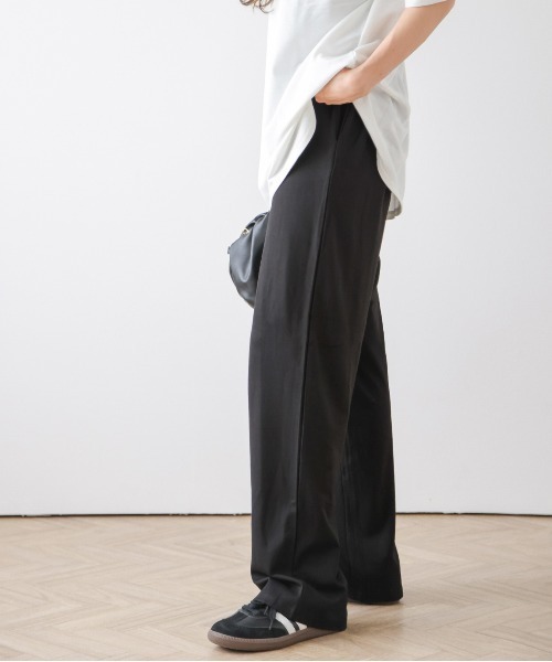 「La-gemme」 イージーパンツ L ブラウン レディース_画像5