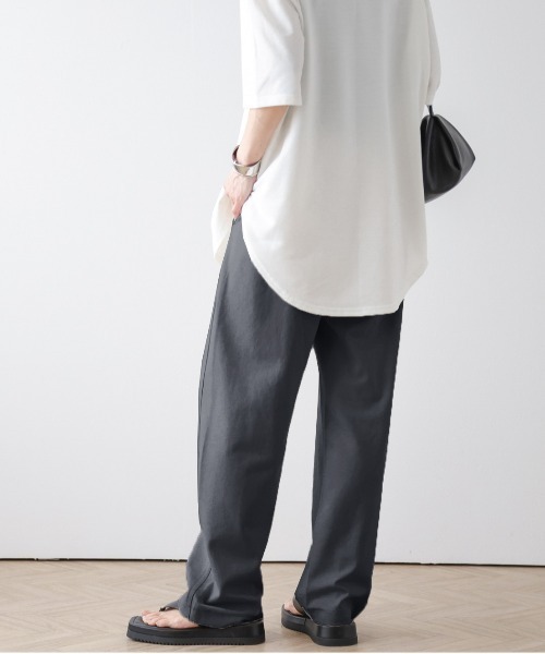 「La-gemme」 イージーパンツ L ブラウン レディース_画像7