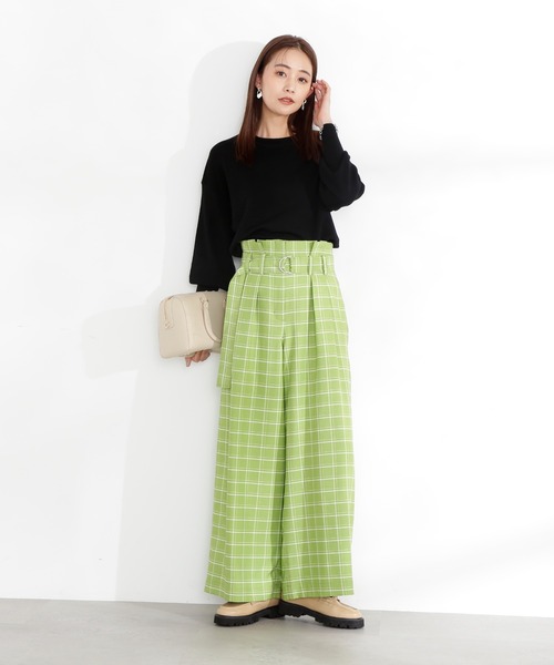 「N.(N. Natural Beauty Basic)」 長袖ニット MEDIUM イエロー レディース_画像4