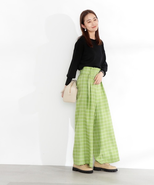 「N.(N. Natural Beauty Basic)」 長袖ニット MEDIUM イエロー レディース_画像5