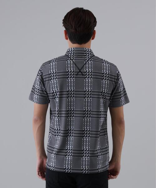 St ANDREWS ポロシャツ 「St ANDREWS」ホースビットチェックジャガード